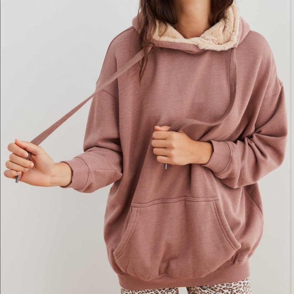 Aerie Oversized Coziest Spring Street Hoodie